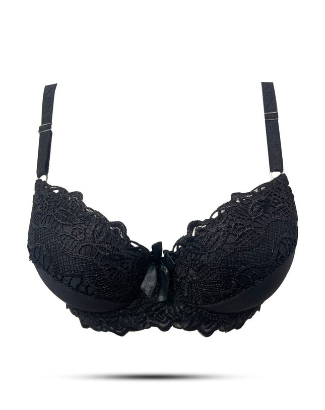 Black Lace Push-Up Bra